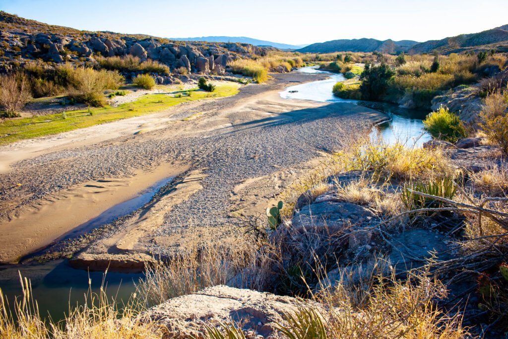 Rio Grande from Hot Springs Canyon Trail