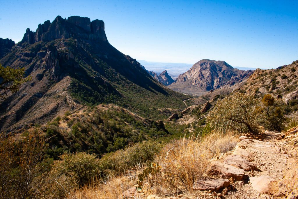 Chisos Basin view from Lost Mine Trail