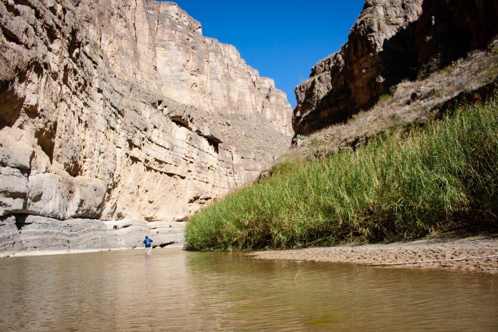 Wading Santa Elena Canyon